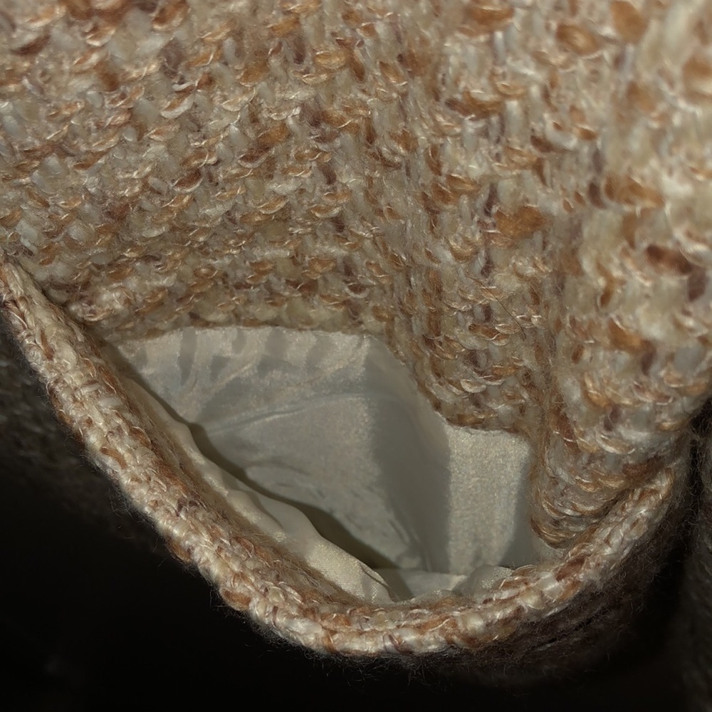 Coldwater Creek Tweed Blazer in Beige and Brown - Picture 4 of 9